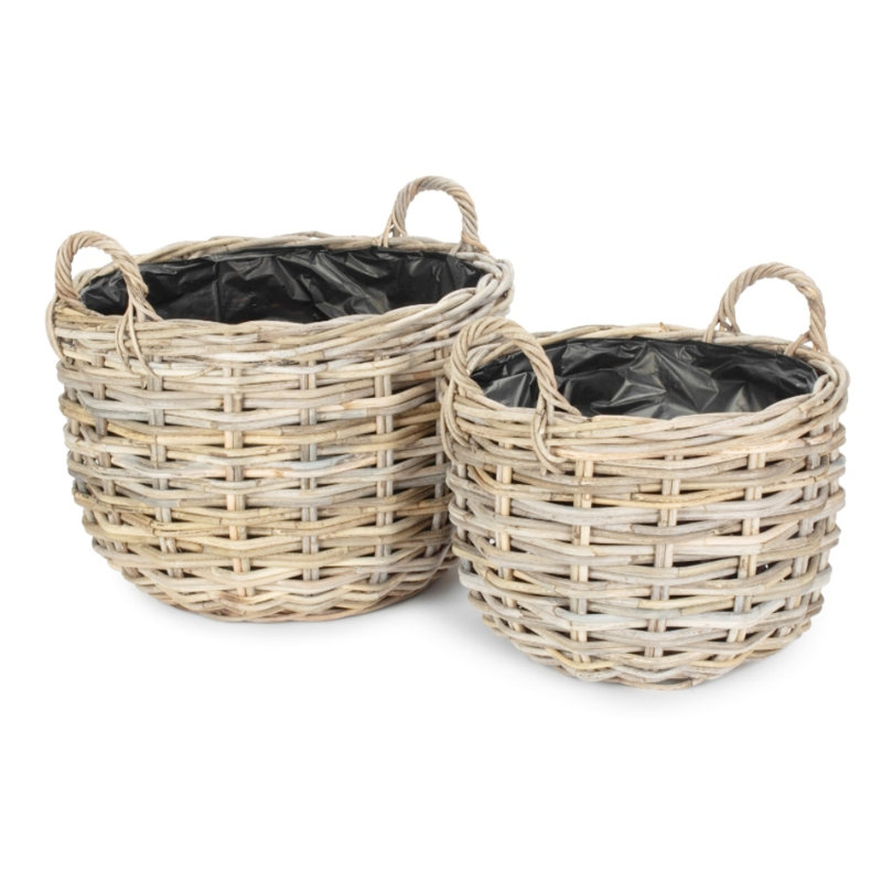 Maida Wood Pot Planter