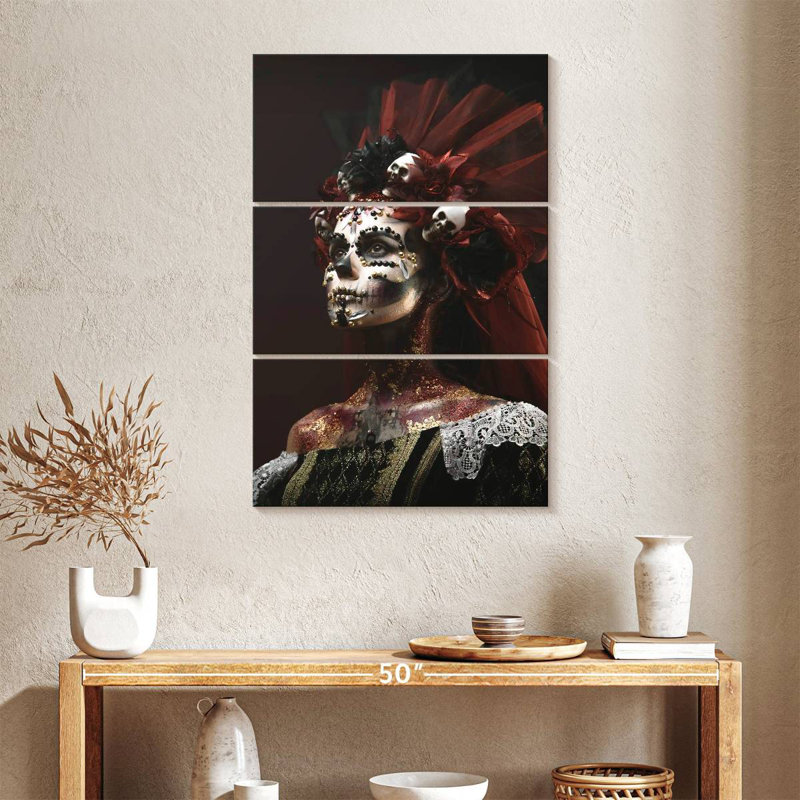Hitzel Santa Muerte Skeleton, 38" H x 24" W
