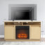 Meuble télé 47 po pour téléviseur de 55 po ou moins avec insert électrique 18 po et console de rangement compacte avec meuble de rangement-133280244