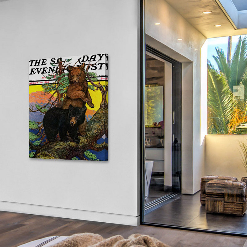 1 Piece Wrapped Canvas Painting, 132cm H x 101cm W