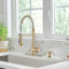 Kitchen Faucets, Spring Kitchen Sink Faucets with Soap Dispenser