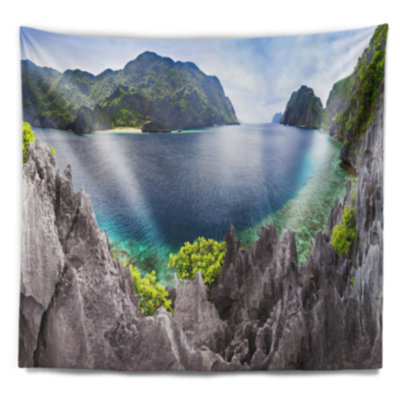 La tapisserie panoramique du lagon Landscape