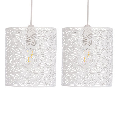 Maui 20 cm H Pendant Shade ( Uno ) in White