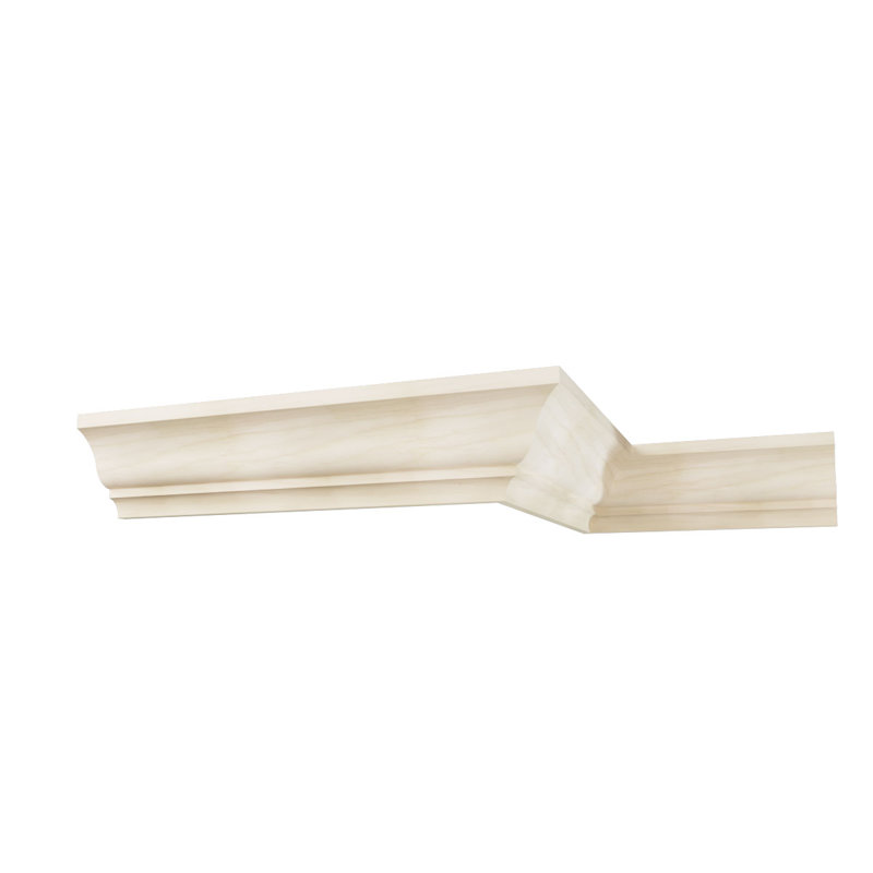 Poplar Solid Hardwood Crown Moulding, 96-inch Length