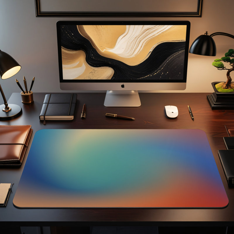 Polyester Desk Pad, 23.6x13.8