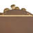 51.5" X 29" Full Length Arched Wall Mirror With Golden Leaf Accents, Decorative Mirror For Living Room Bedroom, Mirror