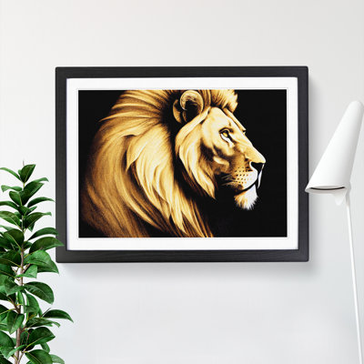 Showstopping Lion - Framed Print