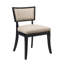 Chaises de salle à manger rembourrées en tissu Pristine-2094912603