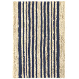 Calder Stripe Navy Handwoven Jute Rug