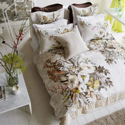 Margaretta Sepia Duvet Cover