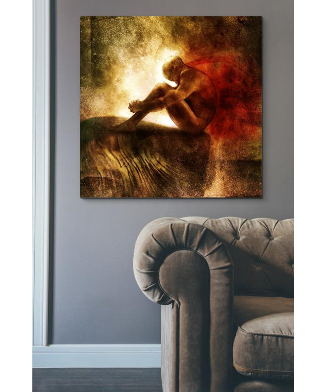 «Exile» par Mario Sanchez Nevado - impression sur toile tendue, H 37 po x l 37 po x P 1,5 po
