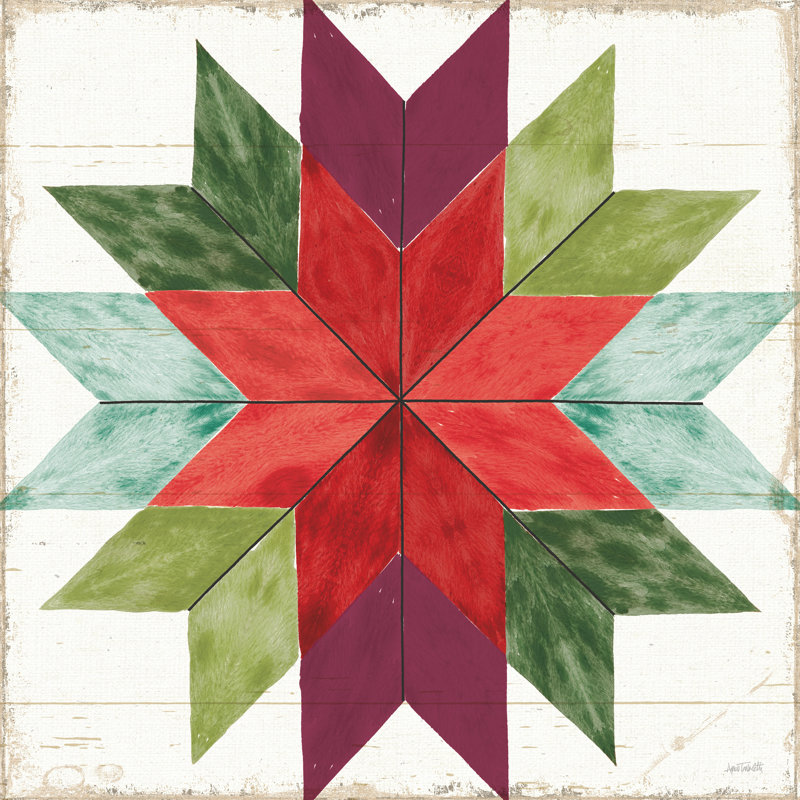 " Holiday Signs IX " by Anne Tavoletti, 12" H x 12" W, No, Wrapped Canvas