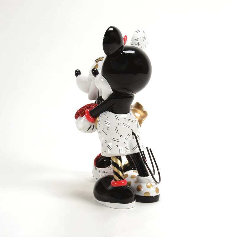 Enesco Disney BRITTO Minnie and Mickey's Midas Touch Figurine 7.8 Inch
