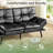 Futon Sofa Bed With Foam & Removable Armrests - 2-4 Seater-966044705