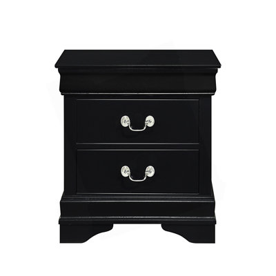 Classic Style Nightstand of Drawers, End Table