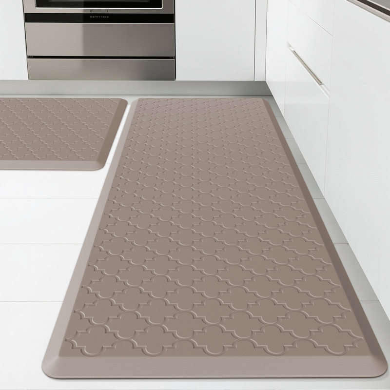 Tapis anti-fatigue, Beige, Tapis de couloir 20 po x 30 po + 20 po x 60 po