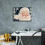  «Navy Plaid Santa» par Ashley Bradley, art mural sur toile-227365862