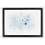 Winter Fox in Abstract - Picture Frame Graphic Art Print-55765895-55765897