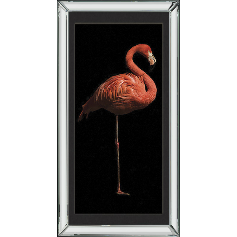 Flamingo 1 - Print on Wood