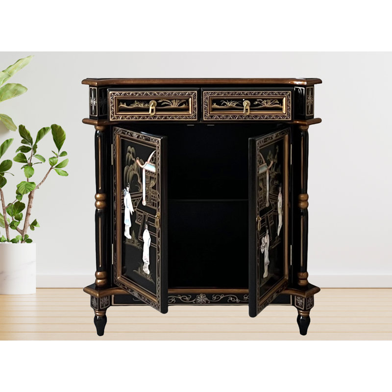 Ferrenby Mother of Pearl Pillar Cabinet Sideboard