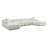 Tov Furniture Calliope Cream Vegan Shearling 6-piece Modular U-Sectional