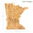 Destination Minnesota Bamboo Cutting & Serving Board