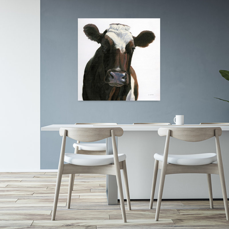Art contemporain avec des animaux, H 32 po x l 32 po