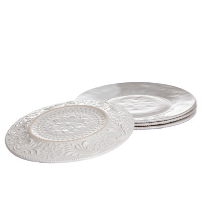 Hand Painted Ceramic 5'' Ceramic Bread And Butter Plate , Set of 2