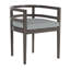 Santa Barbara Aluminum Patio Dining Armchair with Cushion-83260015-83260023