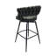 Tabouret de bar pivotant à 360 degrés brun clair, revêtement en cuir technique, pour îlot de cuisine, café, bar, tabourets de 4, rembourré avec restaurant