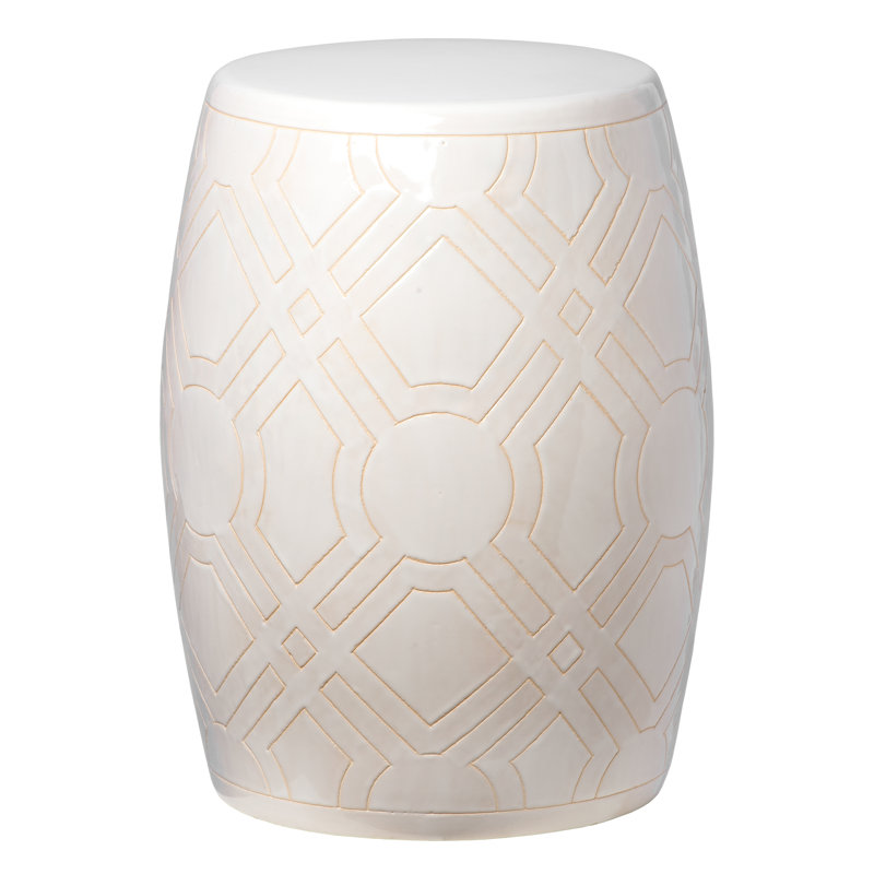 Gisele Ceramic Accent Stool