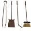 Tullyrusk Iron Fireplace Tool Set-630847675