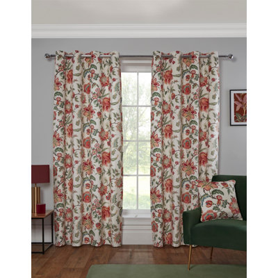 Angelleigh Velvet Semi Sheer Curtain