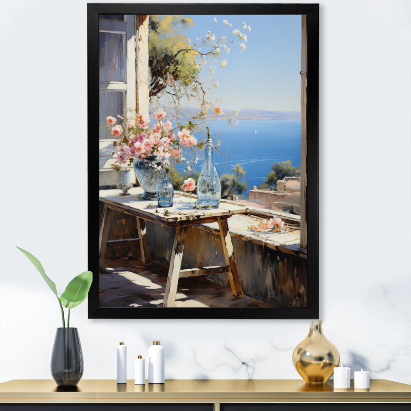 Nautique et plage, impressions sur toile, Cadre photo noir, H 20 po x l 12 po x P 1 po