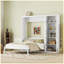 Lit escamotable moderne avec tablettes-665053079-665053096