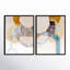 Desert Rockfalls  - set of 2  by Grace Popp Framed Wall Art Prints-61592863-61592861