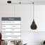 Modern Industrial Anki 1-Light Pendant – Adjustable Hanging Lamp with Matte Finish | E27 Compatible Lighting 
