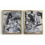 «Black & White Mix III», ensemble de 2 reproductions d'art encadrées-291958955-291959672