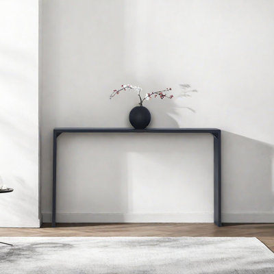 Retro Minimalist Art Solid Wood Console Table