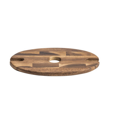 Porte-verres à vin en bois d'acacia