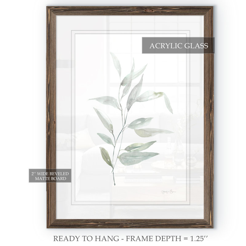 « ethereal eucalyptus ii » par paul cezanne-reproduction d’art sur image, H 30 po x l 22 po x P 1,25 po, Papier encadré moka