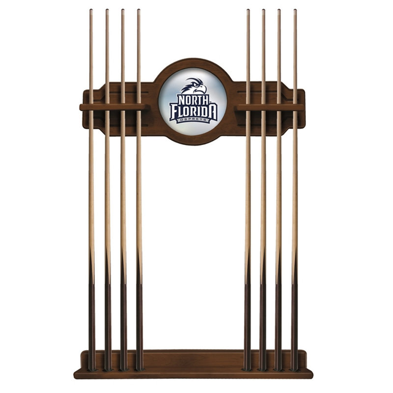 Holland Bar Stool Wood Pool Cue Rack, Chardonnay, North Florida Ospreys