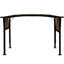 & Weather - Pergola d'extérieur - 12 x 9 pi, auvent rétractable, abri de jardin beige pour jardins avec cadre en acier, Expositions