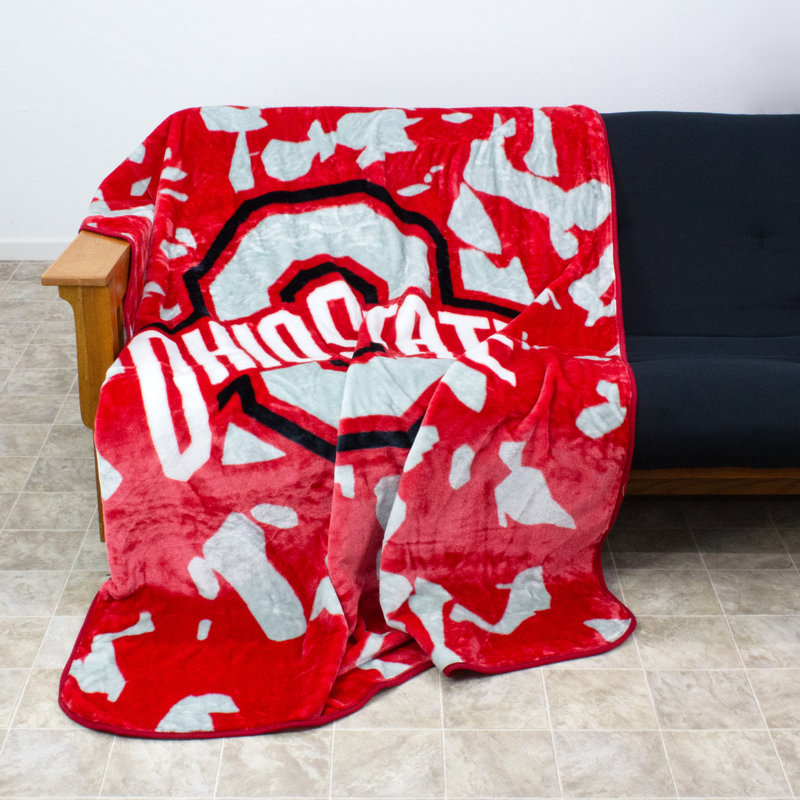 NCAA Knitted Throw Blanket, Ohio State