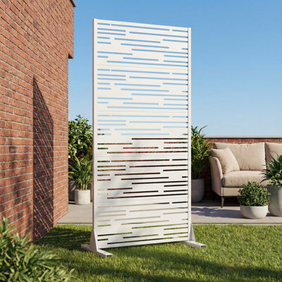 Metal Privacy Screen Panel Pattern by Dovelina