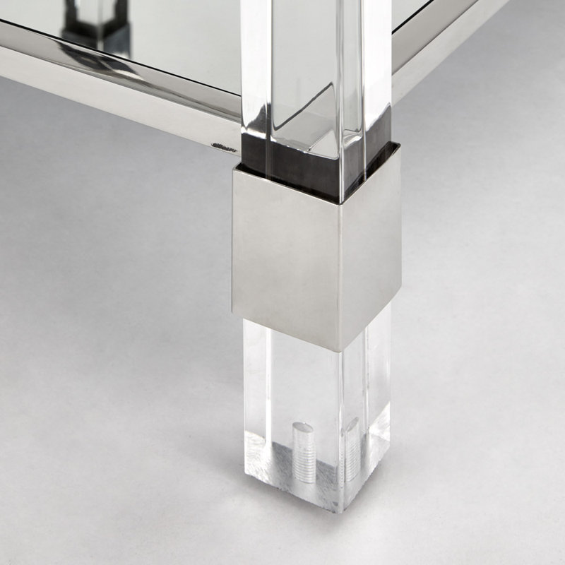 Table basse Cypress, Argent