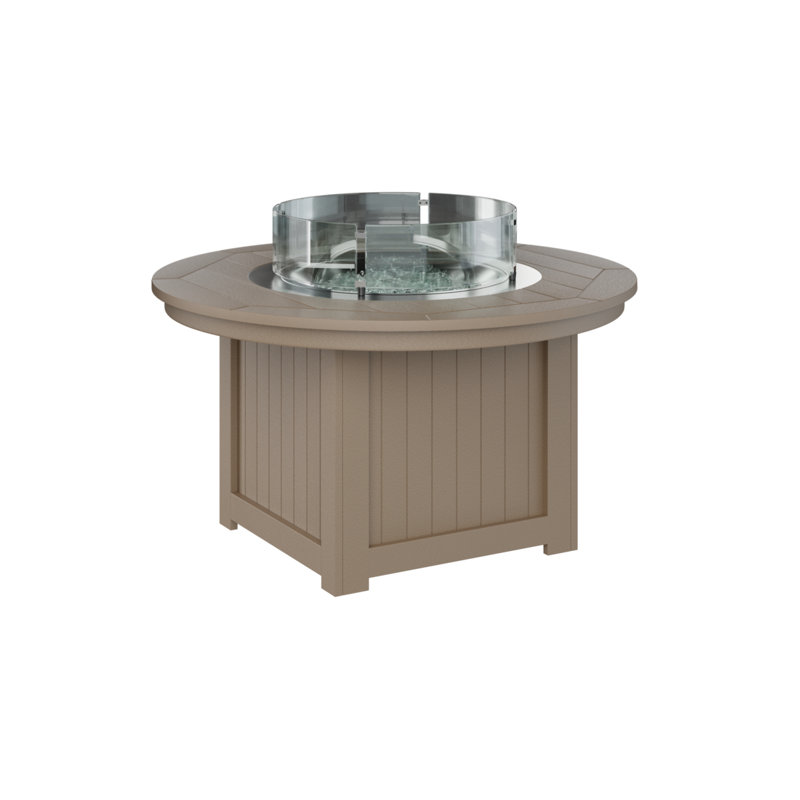 Foyer de table rond Berlin Gardens Donoma, Bois vieilli