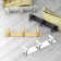 Elevate Wall Mounted Towel and Robe Hook Rack with 3 Hooks