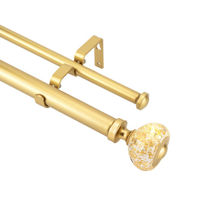 Jehieli Adjustable Double Curtain Rod