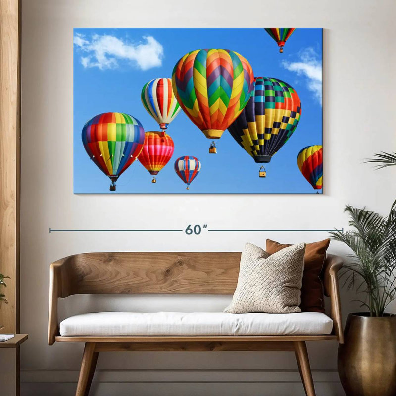 Montgolfières Mehar Rainbow, H 34 po x l 51 po